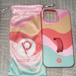 Loopy Case x Amber Massey Pink and Mint Phone Case